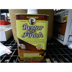 Howard Restor-A-Finish, PINT Size,  Restore It - Don't Strip It  GOLDEN OAK