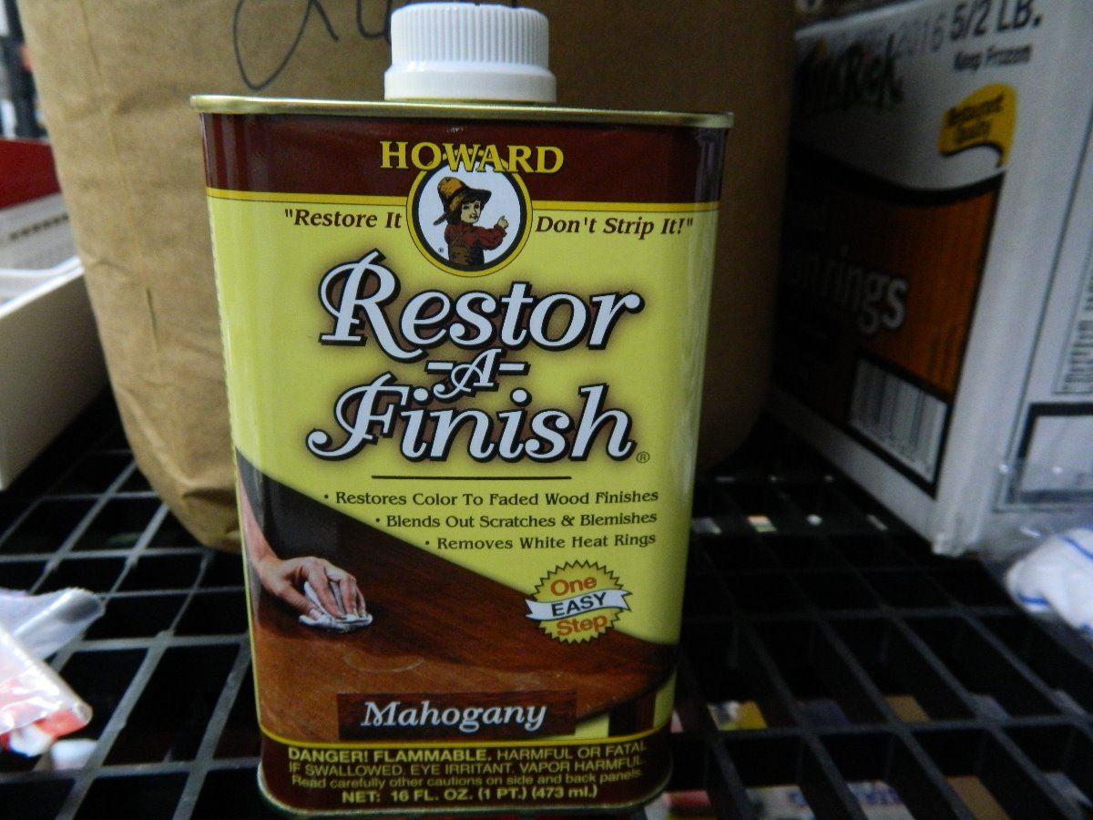 Howard RestorAFinish, PINT Size, "Restore It Don't Strip It" MAHOGANY