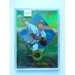 1996 Pinnacle Zenith The Diamond Club, Greg Maddux, Braves, #18