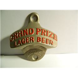 Grand Prize Bottle Opener, Made in USA, Near Mint, Minor Paint Loss