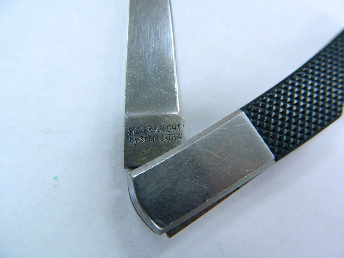 BEAUTIFUL GERBER POCKET KNIFE SILVER KNIGHT by SAKAI JAPAN, PORTLAND