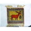 Image 1 : 12"x12" handmade carpet, old