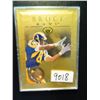 Image 1 : 1996 22K Gold Leaf Stars, Isaac Bruce, Rams. #359/2500 Limited Edition Card