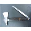 Image 1 : Handmade Axe with Folding Saw in Handle, Made in India, 9.25" Closed, never seen one like this b4
