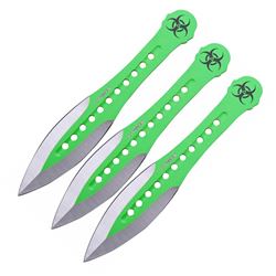 Z-Hunter Three Piece Throwing Knife Set, #ZB1633GN