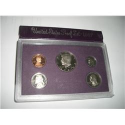 1987-S US PROOF SET ORIGINAL BOOK VALUE $11.00 *COMES WITH THE KENNEDY HALF DOLLAR*!! COIN SET CAME