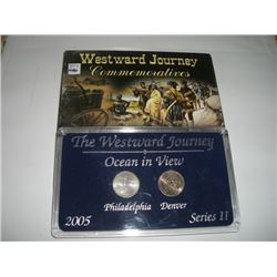 2005 SERIES II US WESTWARD JOURNEY-OCEAN VIEW PROOF SET HAS *PHILADELPHIA & DENVER MINT*!! COIN SET