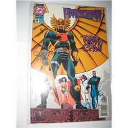 1994 FEBRUARY #6 DC COMICS *HAWKMAN* BOOK VALUE $8.00+!! COMIC CAME OUT OF SAFE!!