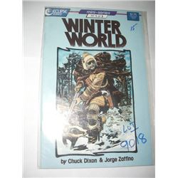 #1 OF 3 ECLIPSE COMICS MINI SERIES *WINTER WORLD* BOOK VALUE $15.00+!! COMIC CAME OUT OF SAFE!!