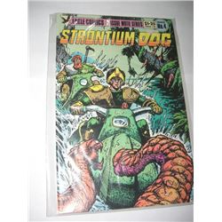 NO. #4 MARCH EAGLE COMICS *STRONTIUM DOG* BOOK VALUE $10.00+!! COMIC CAME OUT OF SAFE!!