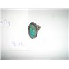 Image 1 : RARE 1930'S NATIVE AMERICAN SILVER & TURQUIOSE HAND-CRAFTED RING-TOTAL WEIGHT IS 4.7 GRAMS!! RING CA