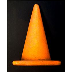 SCREEN USED MINIATURE SAFETY CONE FROM VOLCANO