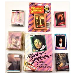 MICHAEL JACKSON COLLECTORS CARDS AND BUBBLE GUM