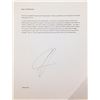 Image 2 : MICHAEL JACKSON SIGNED FAXED PAGE