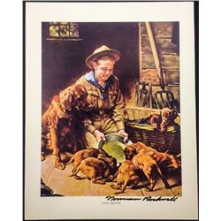 NORMAN ROCKWELL SIGNED "GOOD FRIEND" PRINT