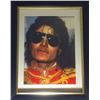 Image 1 : MICHAEL JACKSON SIGNED AND FRAMED IMAGE