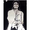Image 1 : MICHAEL JACKSON SIGNED BLACK & WHITE PHOTO