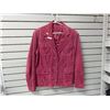 Image 1 : Lrg Denver Hayes Maroon Suede jacket
