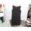 Image 2 : LADIES DRESS - USED BLACK - S/L COCKTAIL STRAIGHT CUT - SIZE 42