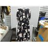 Image 2 : SZ 10 LESLIE DRESS BLACK W FLOWERS & LEAVES