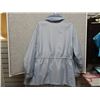 Image 3 : JACKET - PLUS WEEKEND - BLUE - ZIPPER & BUTTON - 2 TONE BLUE - SZ MEDIUM