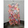 Image 2 : DRESS  - LADIES - EEG LONDON - PINK/ORANGE - SMALL FLOWERED S/L