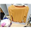 Image 5 : LADIES DRESS - USED - 2 PC MAGGIE WALT - ORANGE - SKIRT LINED TOP AND BOTTOM