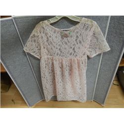 KIDS PINK LACE DRESS - DISORDERLY - SIZE 10