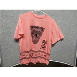 T-SHIRT - LADIES - NOMI - ORANGE - MEDIUM - AZTEC DESIGN