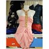 Image 1 : Pink strapless halter dress on Mannequin