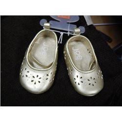SHOES - NEW - CHILD'S - JOE - GOLD SIZE 1