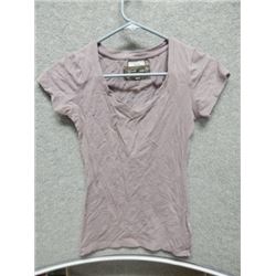SHIRT WOMANS - STREET LEGAL - PURPLE V NECK - SIZE M