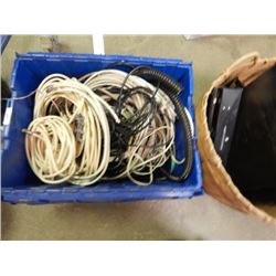 BIN OF CABLES