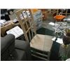 Image 1 : UNFINISHED DINING CHAIRS - NEW -  ALL 4 TTL!!!!!!!