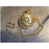 Image 3 : POCKET WATCH - NEW - TRAIN MOTIF - WITH CHAIN