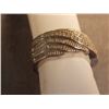 Image 1 : RING - DIAMOND-SET BAND STYLE RING - 0.20 CTW DIAMONDS APPROX. - STERLING SILVER SETTING