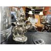 Image 1 : METAL CRAFTED - ROOSTER & CAT ON DONKEY FIGURE