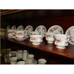 FINE BONE CHINA - LAVENDAR RASE - ROYAL ALBERT - APPROX. 20 PC