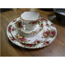 ROYAL ALBERT - OLD COUNTRY ROSE - 4PC TTL