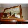 Image 1 : ORIGINAL OIL ON CANVAS PAINTING - SIGNED COOPER - WELL FRAMED - 42"X38" FRAMED