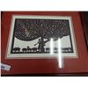 Image 1 : ORIENTAL PICTURE - MAN WITH SHEEP - STAMPED