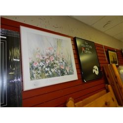 FRAMED PRINT - FLOWERS