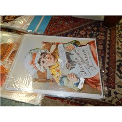 NEW - TIN SIGN WITH VINTAGE IMAGE - 11"X14"