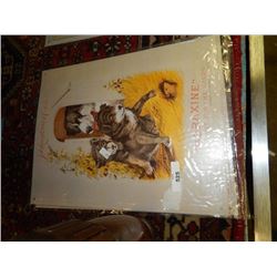 NEW - TIN SIGN WITH VINTAGE IMAGE - 11"X14"