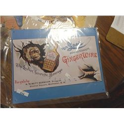 TIN SIGNS - NEW - ADVERTISING REPLICA - 11"X14"
