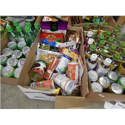 BOX OF ORIENTAL FOOD ITEMS SOLD ON CHOICE - GROUPS OF 5