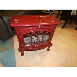 RETRO STYLE ELECTRIC ENAMEL FIREPLACE