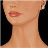 Image 3 : 14k White Gold 2.75ct Diamond Earrings