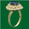 Image 2 : 14k Gold 1.78ct Opal 1.72ct Diamond Ring