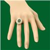 Image 3 : 14k Gold 1.78ct Opal 1.72ct Diamond Ring